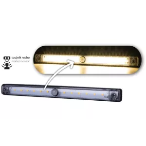 Interior Lighting Lamp With Motion Sensor (LED) White 12 / 24V Universal
