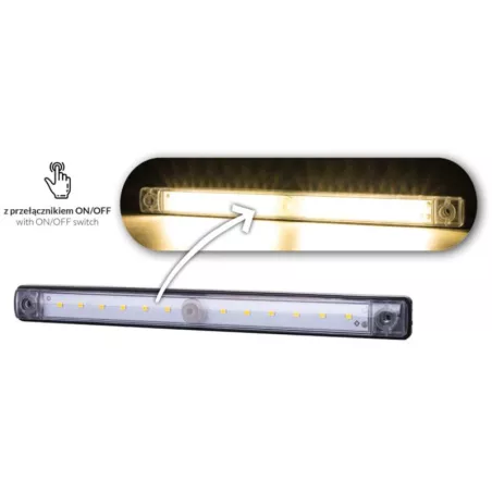 Plafonnier Intérieur Avec Commutateur (LED) Blanc 12 / 24V Universel