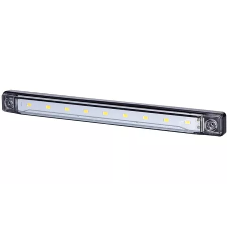 Feu D’intérieur, Ovale, (Réflecteur Transparent) (LED) Blanc 12 / 24V Universel