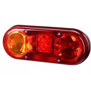Multifunction Rear Light, Without Number Plate Lighting (LED) Orange - Red 12 / 24V Left
