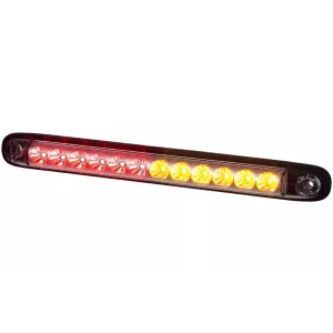 Multifunction Rear Lamp, Three Functions (LED) Orange - Red 12 / 24V Universal
