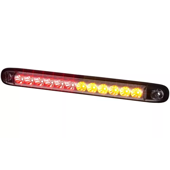 Luz Combinada Trasera, 3 Funciones (LED) Amarilla - Roja 12 / 24V Universal