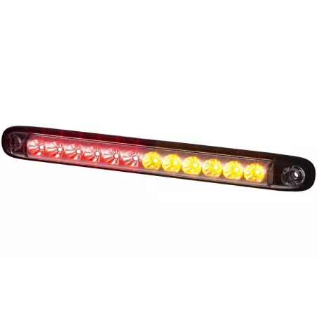 Feu Arrière Multifoncion, 3-fonctions (LED) Orange - Rouge 12 / 24V Universel