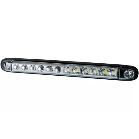 Integrierte Rückleuchte, 2-Funktions (LED) Weiß - Rot 12 / 24V Universal