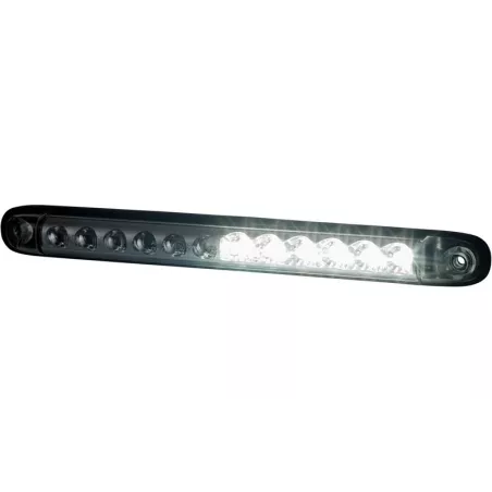 ЗАДНИЙ КОМБИНИРОВАННЫЙ ФОНАРЬ, 2-МЯ ФУНКЦИЯМИ (LED) БЕЛЫЙ - КРАСНЫЙ 12 / 24V УНИВЕРСАЛЬНАЯ