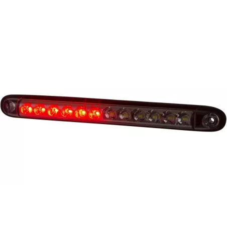 ЗАДНИЙ КОМБИНИРОВАННЫЙ ФОНАРЬ, 2-МЯ ФУНКЦИЯМИ (LED) БЕЛЫЙ - КРАСНЫЙ 12 / 24V УНИВЕРСАЛЬНАЯ
