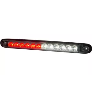 Integrierte Rückleuchte, 2-Funktions (LED) Weiß - Rot 12 / 24V Universal