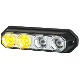 Multifunction Rear Lamp, Three Functions (LED) Orange - Red 12 / 24V Universal