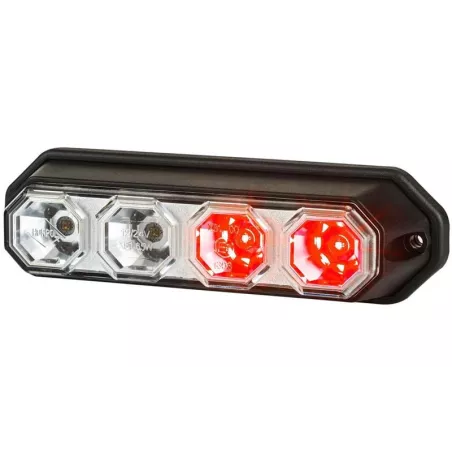 Lampa Zespolona Tylna 3-funkcyjna (LED) Pomarańczowo - Czerwony 12 / 24V Uniwersalna