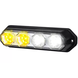 Front Multifunction Light, 2-functional (LED) White - Orange 12 / 24V Universal