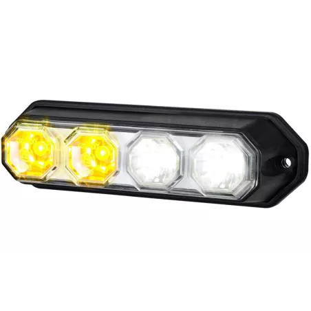 Luz Combinada Delantera, 2 Funciones (LED) Blanca - Amarilla 12 / 24V Universal
