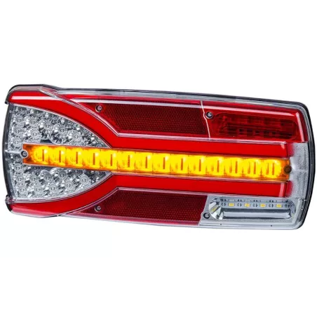 Integrierte Rückleuchte (LED) Weiß - Orange - Rot 12 / 24V Gauche