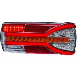 Multifunction Rear Lamp, 7-function, Number Plate Light Is Powered By A Separate Cable (LED) White - Orange - Red 12 / 24V Right