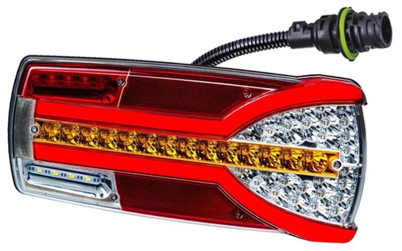 Rückleuchte Mit 7-Pin-Anschluss Mit Dynamischem Blinker (LED) 12 / 24V Links