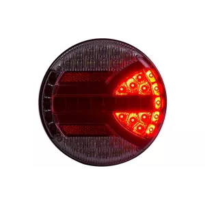 ЗАДНИЙ КОМБИНИОВАННЫЙ ФОНАРЬ С ДИНАМИЧЕСКИМ УКАЗАТЕЛЕМ ПОВОРОТА (LED) БЕЛЫЙ - ОРАНЖЕВЫЙ - КРАСНЫЙ 12 / 24V УНИВЕРСАЛЬНАЯ