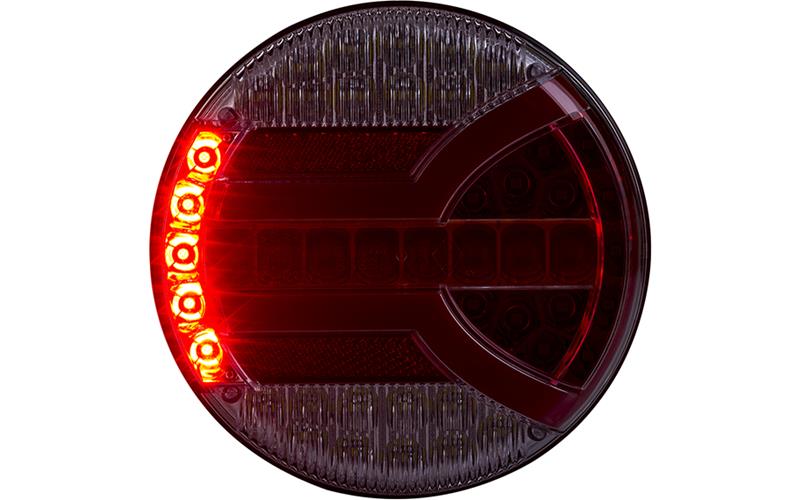 Multifunction Rear Lamp With A Dynamic Direction Indicator (LED) White - Orange - Red 12 / 24V Universal