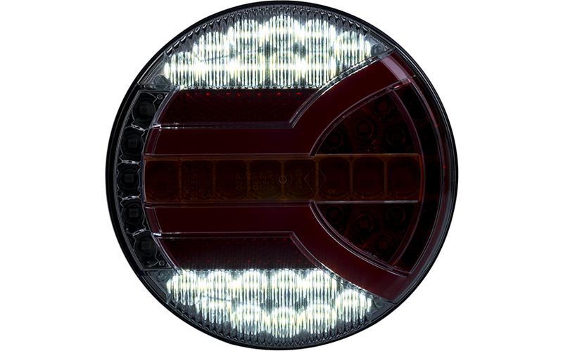 Multifunction Rear Lamp With A Dynamic Direction Indicator (LED) White - Orange - Red 12 / 24V Universal