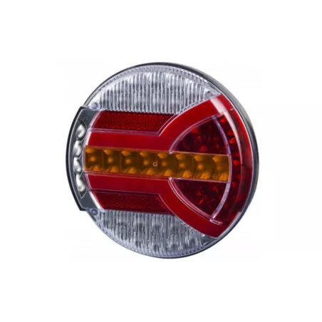 Integrierte Rückleuchte Mit Dynamische Rückblinkleuchte (LED) Weiß - Orange - Rot 12 / 24V Universal