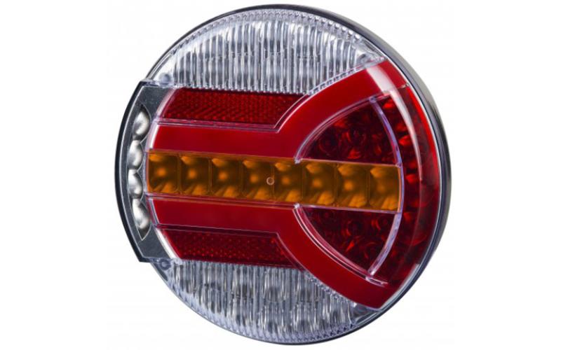 Multifunction Rear Lamp With A Dynamic Direction Indicator (LED) White - Orange - Red 12 / 24V Universal