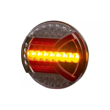 Multifunction Rear Lamp With A Dynamic Direction Indicator (LED) White - Orange - Red 12 / 24V Universal