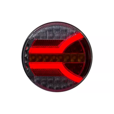 Integrierte Rückleuchte Mit Dynamische Rückblinkleuchte (LED) Weiß - Orange - Rot 12 / 24V Universal