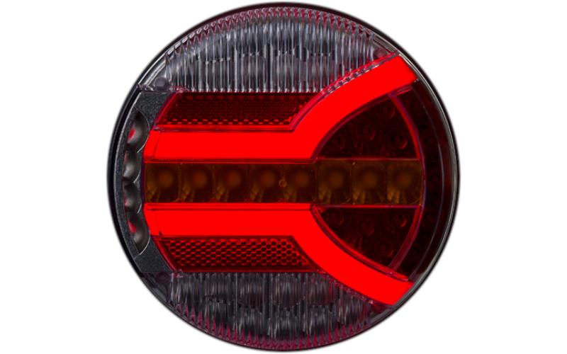Multifunction Rear Lamp With A Dynamic Direction Indicator (LED) White - Orange - Red 12 / 24V Universal