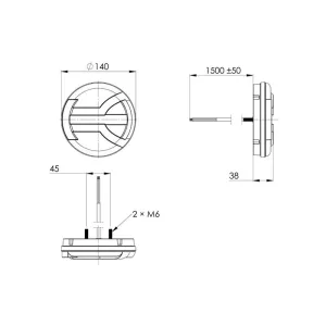 Piloto Combinado Trasero 4 Funciones con Intermitente de Desplazamiento (LED) Blanca - Amarilla - Roja 12 / 24V Universal