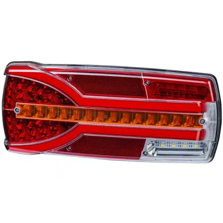 Integrierte Rückleuchte (LED) Weiß - Orange - Rot 12 / 24V Gauche