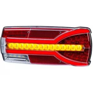 Multifunction Rear Lamp, 7-function, Number Plate Light Is Powered By A Separate Cable (LED) White - Orange - Red 12 / 24V Right