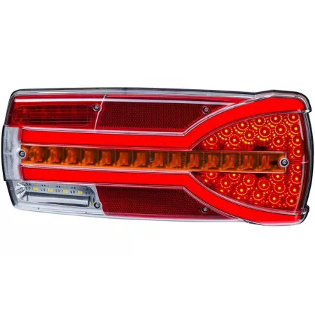 Integrierte Rückleuchte (LED) Weiß - Orange - Rot 12 / 24V Recht