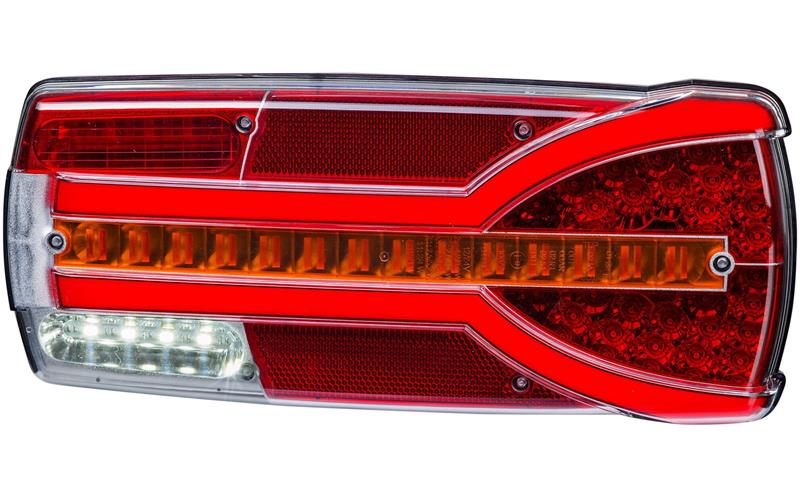 Integrierte Rückleuchte (LED) Weiß - Orange - Rot 12 / 24V Recht
