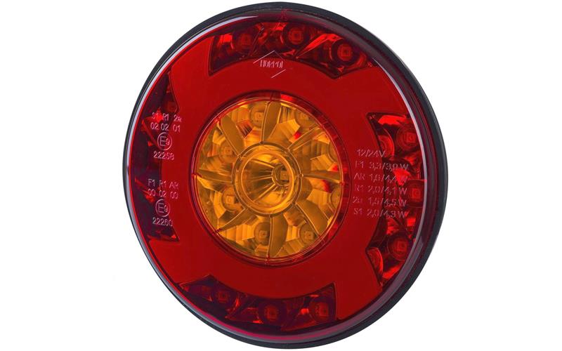 Luz Combinada Trasera (LED) Amarilla - Roja 12 / 24V Universal