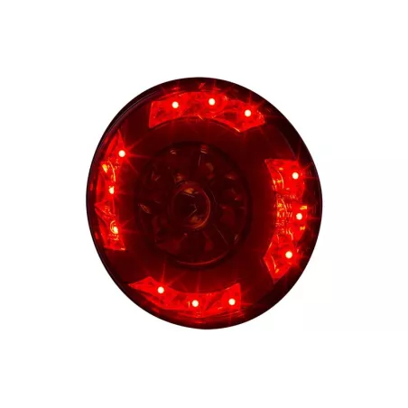 ЗАДНИЙ КОМБИНИРОВАННЫЙ ФОНАРЬ (LED) ОРАНЖЕВЫЙ - КРАСНЫЙ 12 / 24V УНИВЕРСАЛЬНАЯ