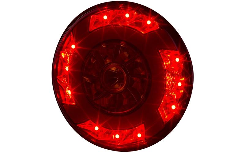 ЗАДНИЙ КОМБИНИРОВАННЫЙ ФОНАРЬ (LED) ОРАНЖЕВЫЙ - КРАСНЫЙ 12 / 24V УНИВЕРСАЛЬНАЯ