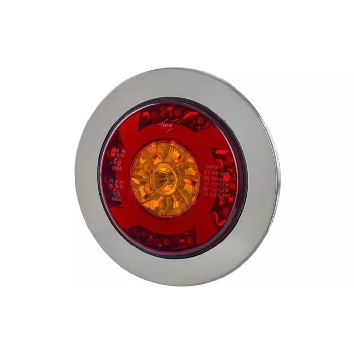 Integrierte Rückleuchte (LED) Orange - Rot 12 / 24V Universal