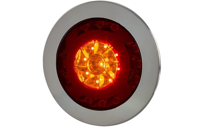 Integrierte Rückleuchte (LED) Orange - Rot 12 / 24V Universal
