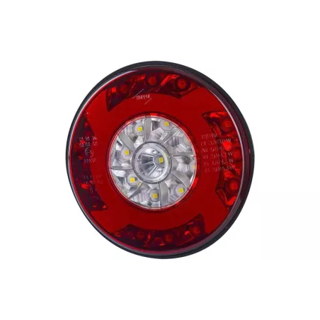 Multifunction Rear Lamp (LED) White - Red 12 / 24V Universal