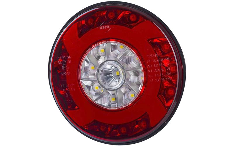 Multifunction Rear Lamp (LED) White - Red 12 / 24V Universal