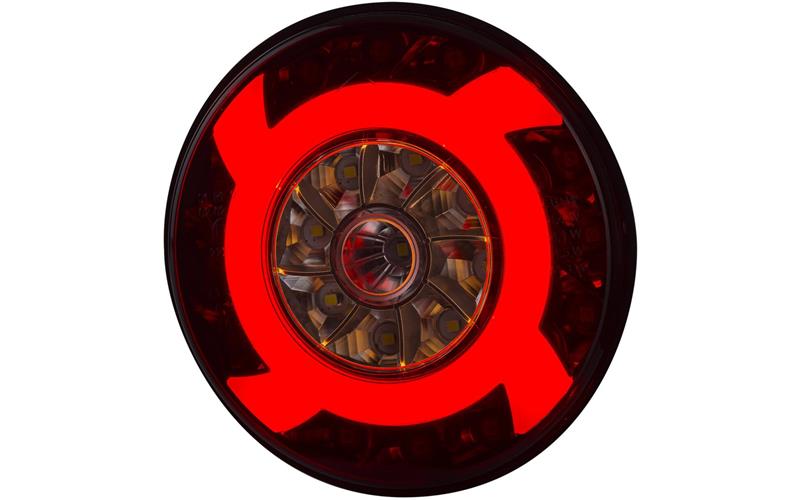 Feu Multifonction Arrière (LED) Blanc - Rouge 12 / 24V Universel
