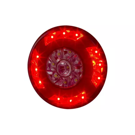 ЗАДНИЙ КОМБИНИРОВАННЫЙ ФОНАРЬ (LED) БЕЛЫЙ - КРАСНЫЙ 12 / 24V УНИВЕРСАЛЬНАЯ