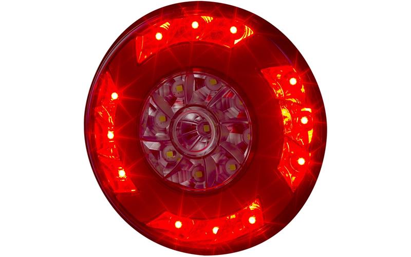 Multifunction Rear Lamp (LED) White - Red 12 / 24V Universal
