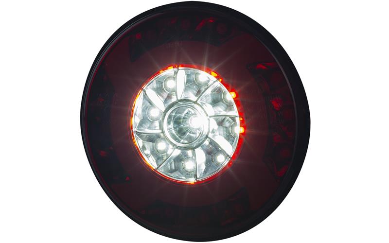 Multifunction Rear Lamp (LED) White - Red 12 / 24V Universal