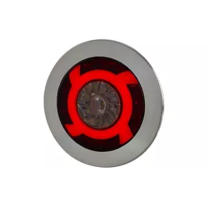 ЗАДНИЙ КОМБИНИРОВАННЫЙ ФОНАРЬ (LED) БЕЛЫЙ - КРАСНЫЙ 12 / 24V УНИВЕРСАЛЬНАЯ