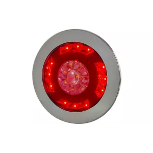 Feu Multifonction Arrière (LED) Blanc - Rouge 12 / 24V Universel
