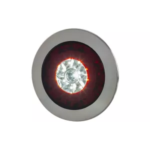 Feu Multifonction Arrière (LED) Blanc - Rouge 12 / 24V Universel