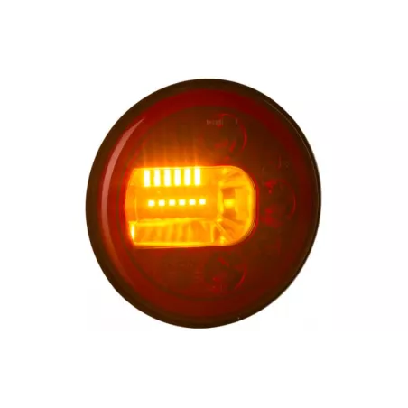Integrierte Rückleuchte (LED) Orange - Rot 12 / 24V Gauche