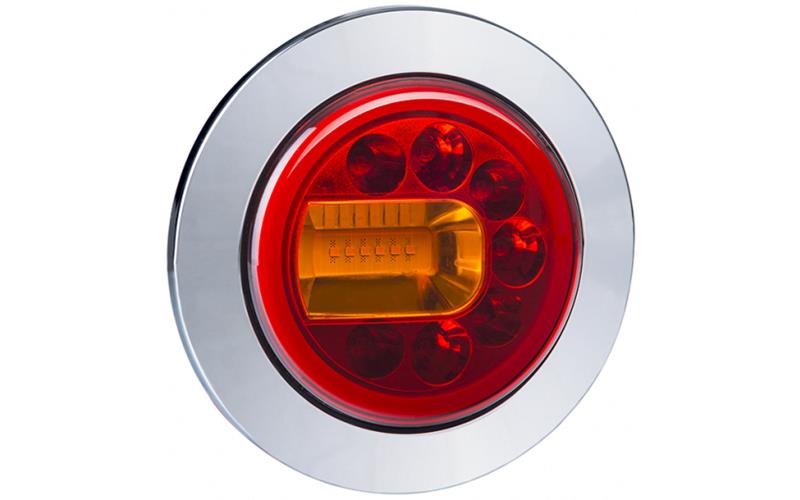 Luz Combinada Trasera (LED) Amarilla - Roja 12 / 24V Izquierdo