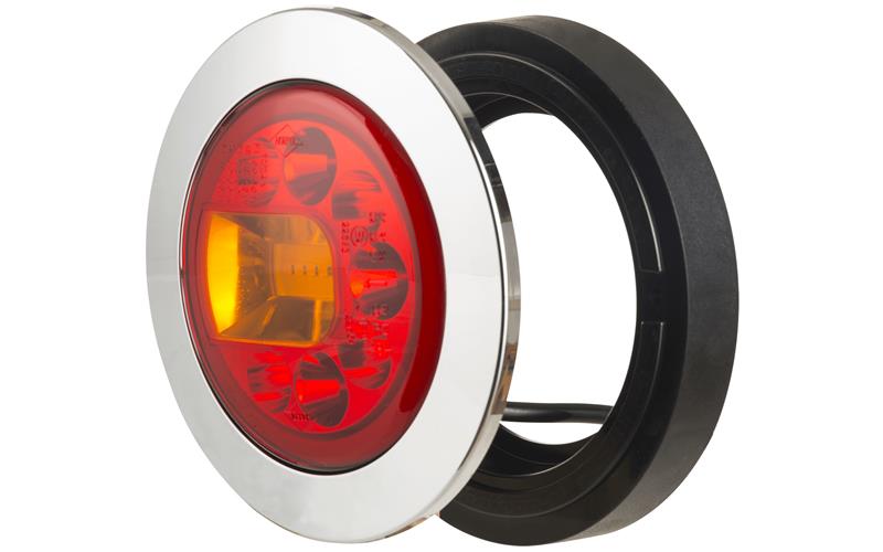 Luz Combinada Trasera (LED) Amarilla - Roja 12 / 24V Izquierdo