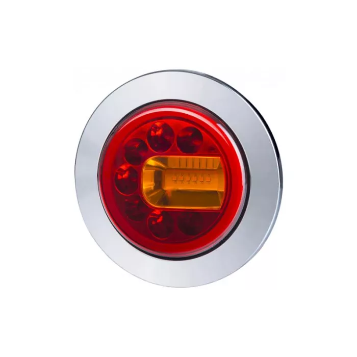Integrierte Rückleuchte (LED) Orange - Rot 12 / 24V Recht