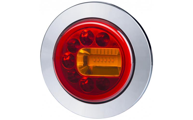 Feu Multifonction Arrière (LED) Orange - Rouge 12 / 24V Droit